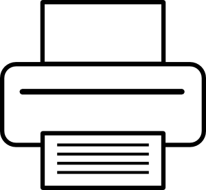 打印机的剪辑艺术