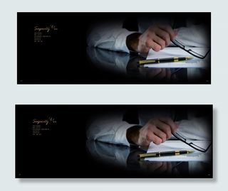 高级笔筒画册素材免费