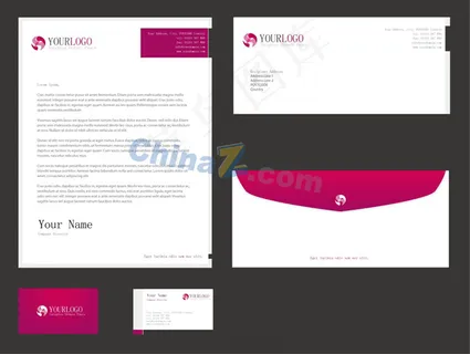 欧美企业vi模板