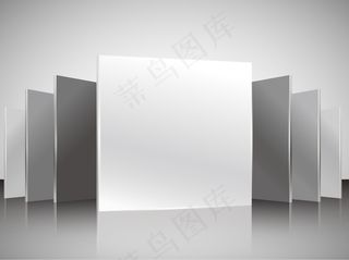 立体延伸效果背景矢量素材