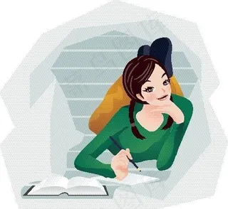 女性 学习生活 矢量 EPS格式 ...