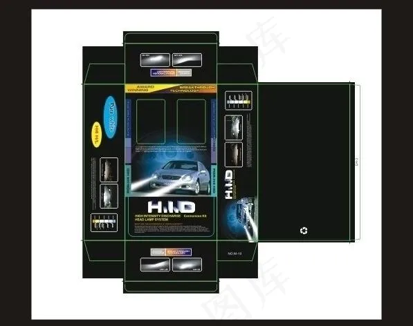 hid包装设计图片cdr矢量模版下载