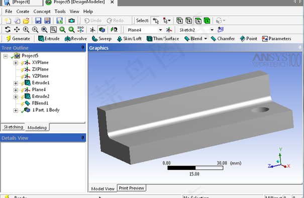ANSYS Workbench建模