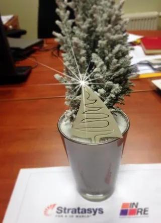 圣诞树的三维打印