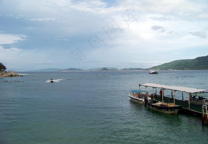 大海码头图片