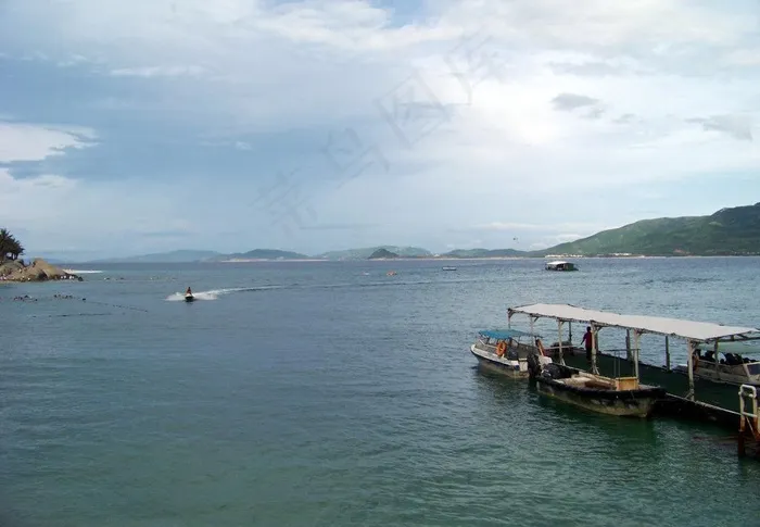 大海码头图片