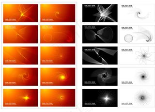 多款矢量可视背景特效设计图