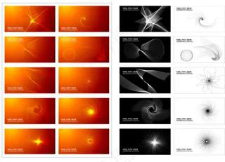 多款矢量可视背景特效设计图