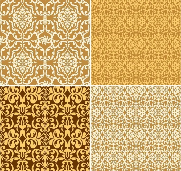 欧式花纹背景图片ai矢量模版下载