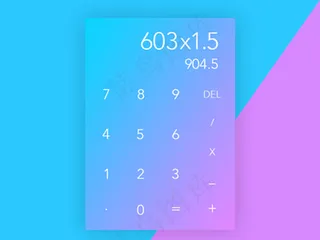 计算器界面psd下载