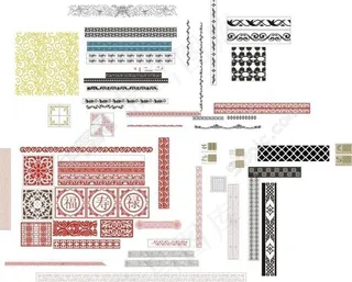 底纹花边 精品线条图片