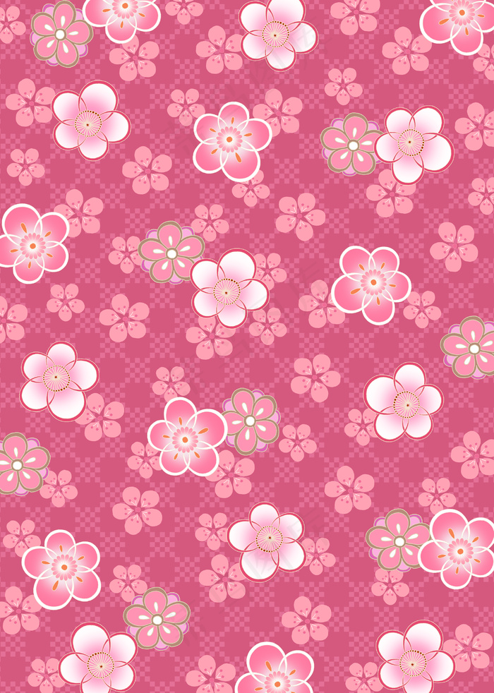 高清花卉纹理海报背景服装T恤素材