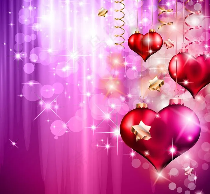 情人节背景矢量素材图片eps,ai矢量模版下载