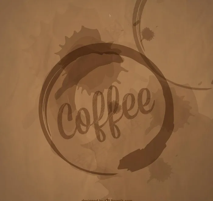 咖啡图片ai矢量模版下载