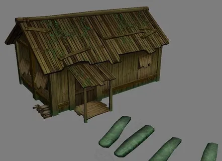 仙剑四 云天河家 （小木屋两间）室...