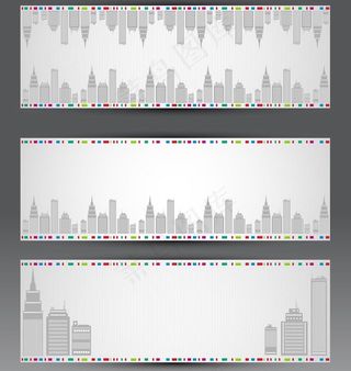 城市高楼banner图片