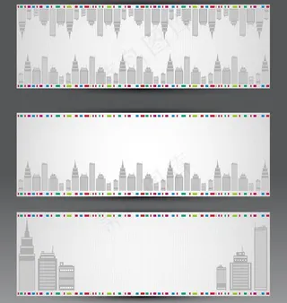 城市高楼banner图片