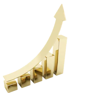 多款商务PPT立体上升箭头元素PN...