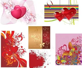 浪漫爱心背景图片