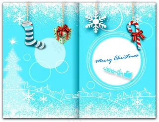 圣诞节贺卡设计素材