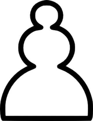 国际象棋棋子块白色的剪贴画