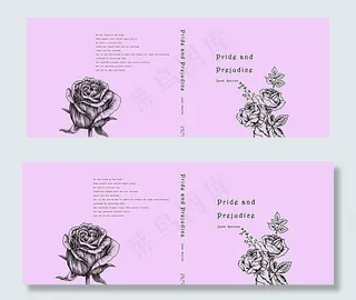 书籍封面设计玫瑰图片