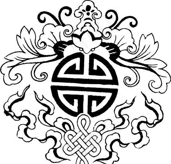 清代（下）版画 装饰画 中华图案五千年 矢量 AI格式_1323