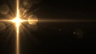 辉煌的黄金交叉耀斑运动背景 视频免...