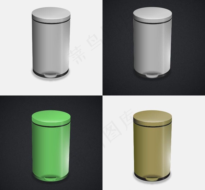 垃圾桶标志图片