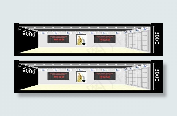 展位 展会 会展展览 空间设计图片cdr矢量模版下载
