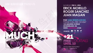 情人节海报PSD素材