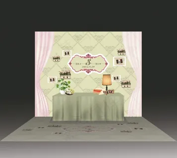 清新婚礼效果图