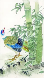 花鸟竹子 花鸟竹子