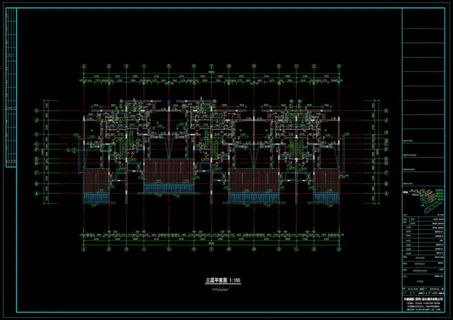 城市高楼的建筑平面规划详图