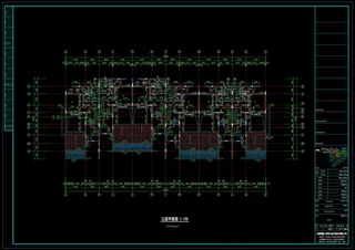 城市高楼的建筑平面规划详图