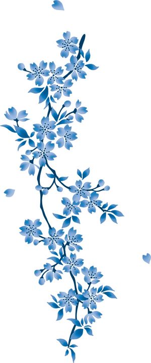 6款高清免抠中国风青花瓷PSD素材...