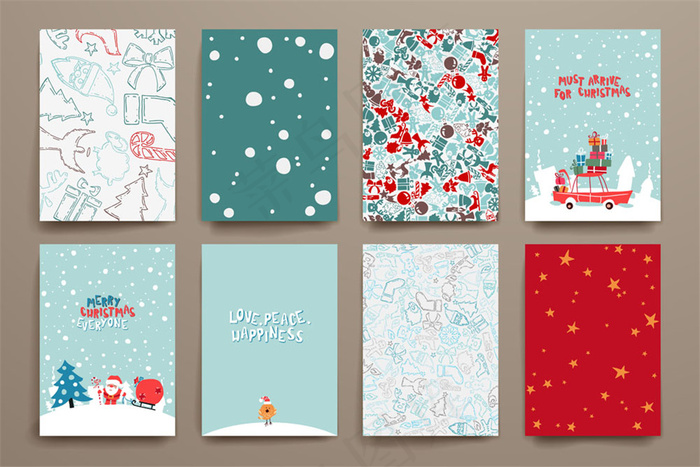 圣诞节卡通背景图片2