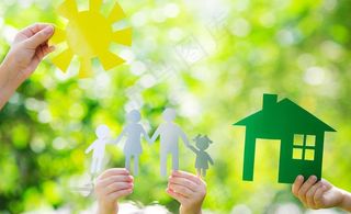 环保设计剪纸节能图片