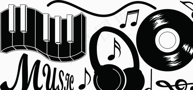音乐音符图片