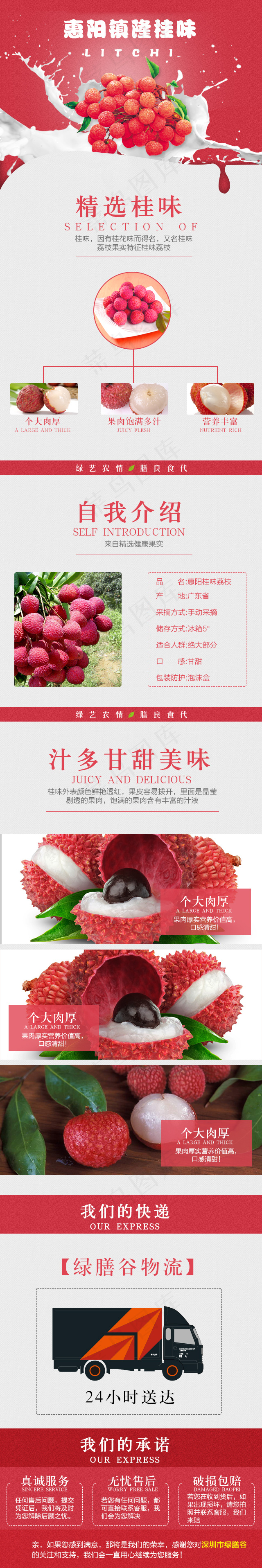水果详情页psd模版下载