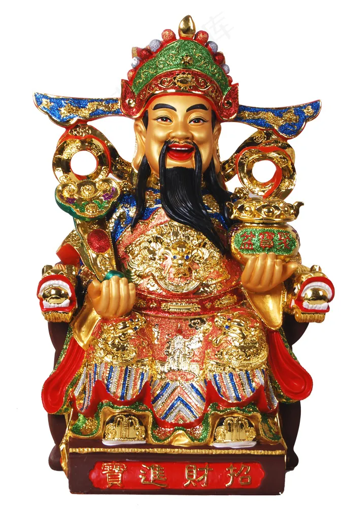 春节神仙财神爷PSD分层模板psd模版下载