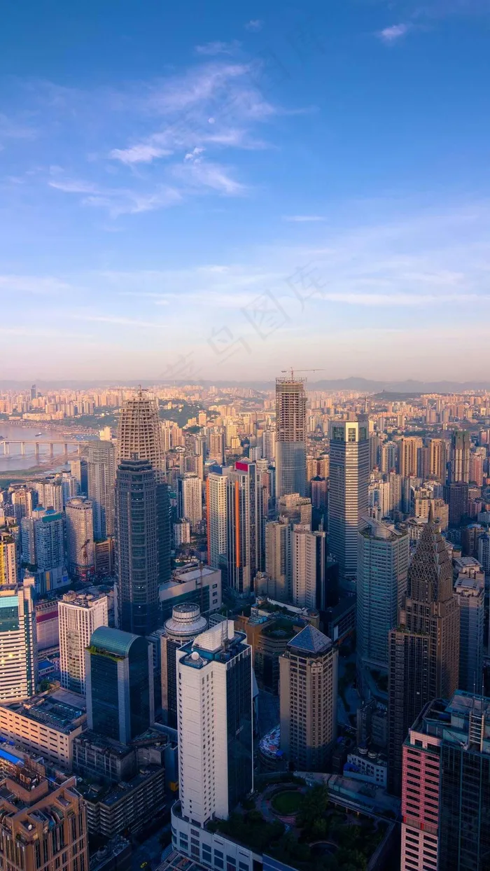 现代城市高楼林立高清摄影图片