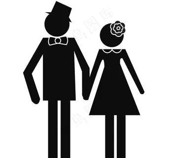 情人节情侣矢量牵手图片