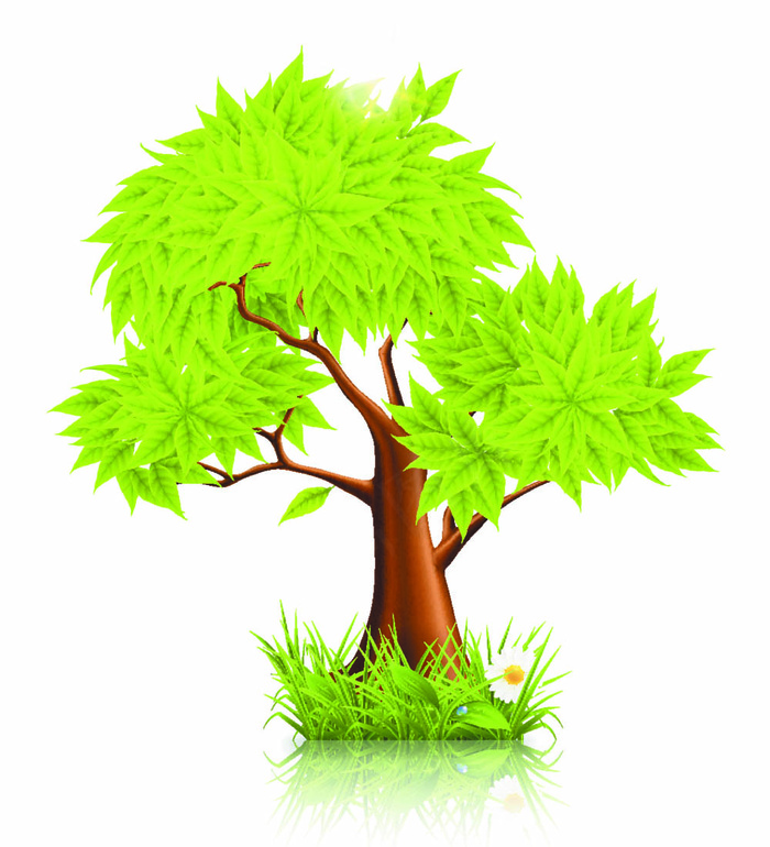绿色春天eps,ai矢量模版下载