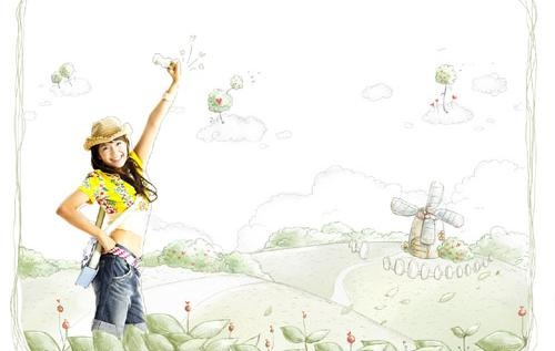 韩国超级女生D图片素材19