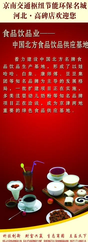 食物易拉宝图片psd模版下载