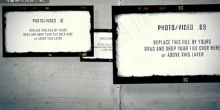 旧电影AE电子相模板