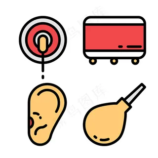 精美手绘医疗icon图标