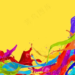 油漆墨水背景psd图