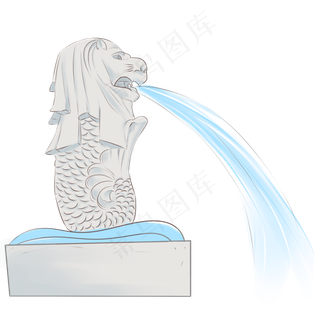 东南亚新加坡鱼尾狮东南亚新加坡鱼尾狮